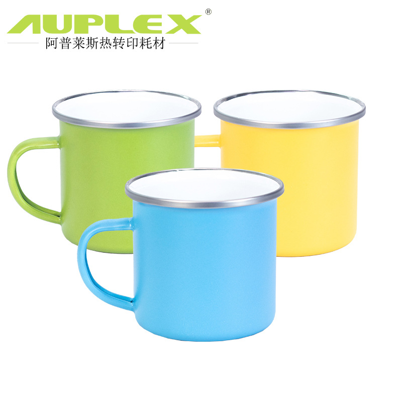 wholesale vintage  logo enamel tableware camping彩色搪瓷杯