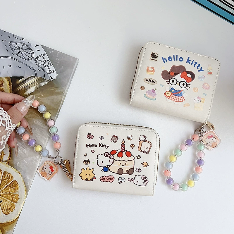Hello Kitty, кошелек, держатель для карт, портативная карманная органайз-сумка, (международная торговля), подарок на день рождения