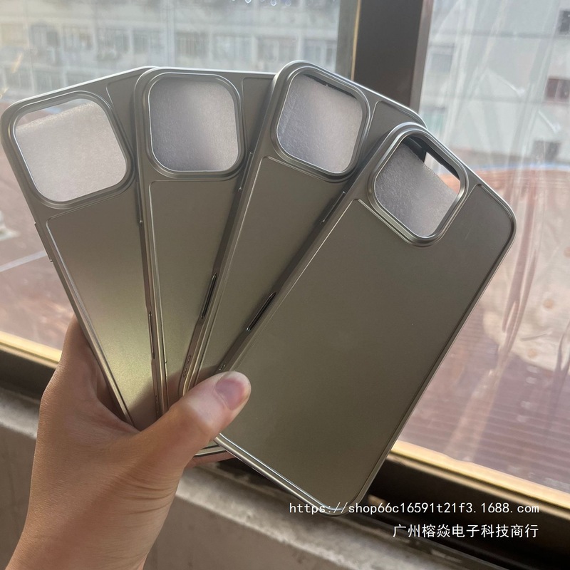 Hot Selling Electroplated Silver Black Groove Two-In-One Glue DIY Lens Acrylic Glass Sheet Mobile Phone Case Material