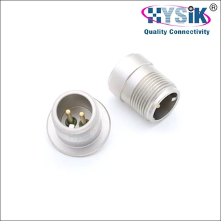 美国CTC AC216-1A磁座安装振动传感器不锈钢插座2芯美标5/8连接器