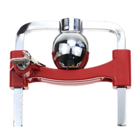 Cerradura de remolque en stock para venta directa, cerradura de cesta, equipo de tráfico, dispositivos de bloqueo de remolque, cerradura de cubierta de bola de alta calidad, accesorios de bloqueo.