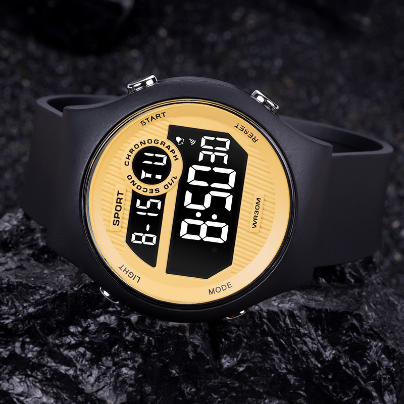 Reloj electrónico de alarma luminosa de sincronización al aire libre de moda reloj electrónico de todos los partidos para hombres y mujeres reloj electrónico de estudiante de secundaria al por mayor