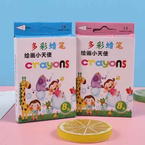 Children's crayon non-dirty hand painting stationery set kindergarten reward gift 24 color crayon wholesale one piece drop shipping