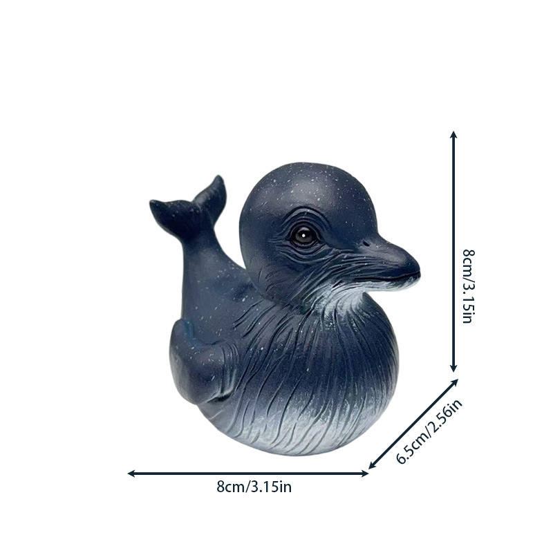 国境を越えた新しいSea creure Duck海洋動物アヒル樹脂工芸品置物家庭装飾|undefined