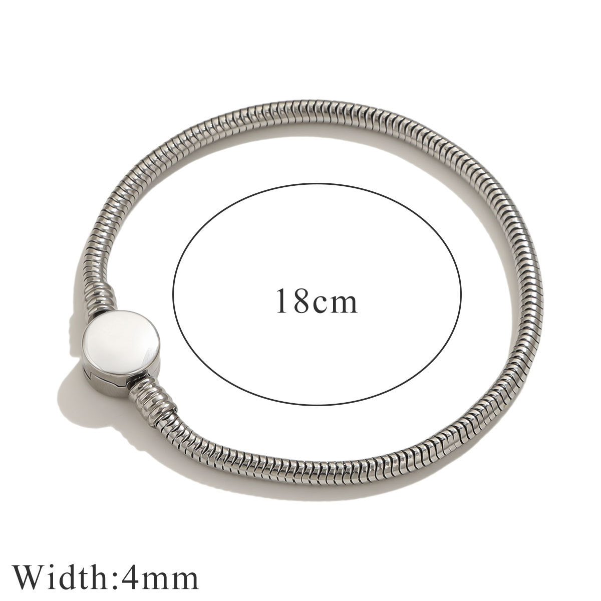 304 Stainless Steel Material Geometric, Heart Shape Pattern Plating Design Simple Style Classic Style Geometric Heart Shape 304 Stainless Steel Snake Chain Jewelry Accessories In Bulk