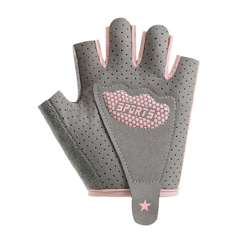 Guantes de ciclismo para niños medio dedo palma antipatinación hielo transpirable entrenamiento deportivo protector anti-desgaste guantes de ciclismo al aire libre