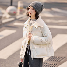 棉服女2025冬季新款韩版宽松面包服小个子时尚棉衣棉袄外套HF8980