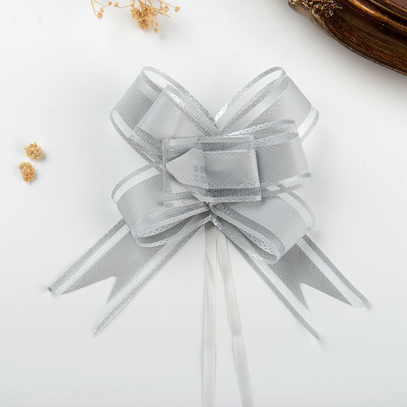 30 nieve hilo borde boda coche mano-Tirado flor cinta cordón arco caja de regalo ramo regalo fruta embalaje guirnalda