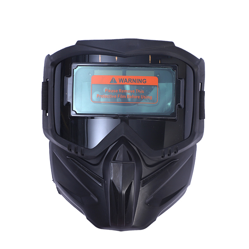Máscara con cambio de luz automática Harley, cara anti-luz fuerte, cara anti-horneada, máscara de soldador de cara completa dividida, máscara protectora de soldadura eléctrica image 5