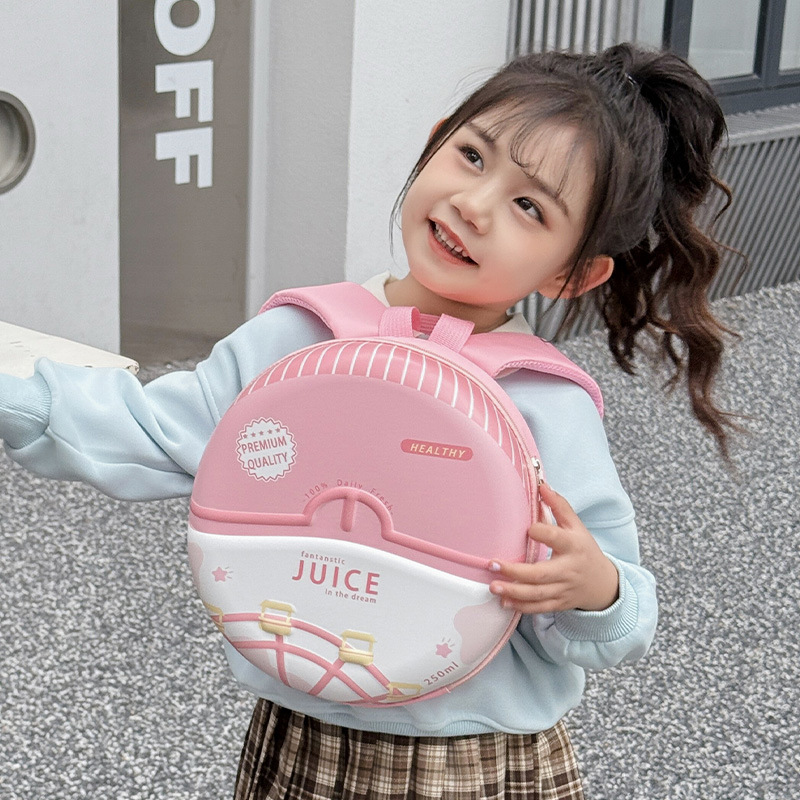 Jardín de infantes bolsas escolares de dibujos animados lindas cáscara de huevo ligera mochila para niños y niñas 2025 nueva mochila para niños