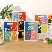 ins风小清新花翻盖礼品袋儿童可爱纸袋结婚生日伴手礼糖盒手提袋