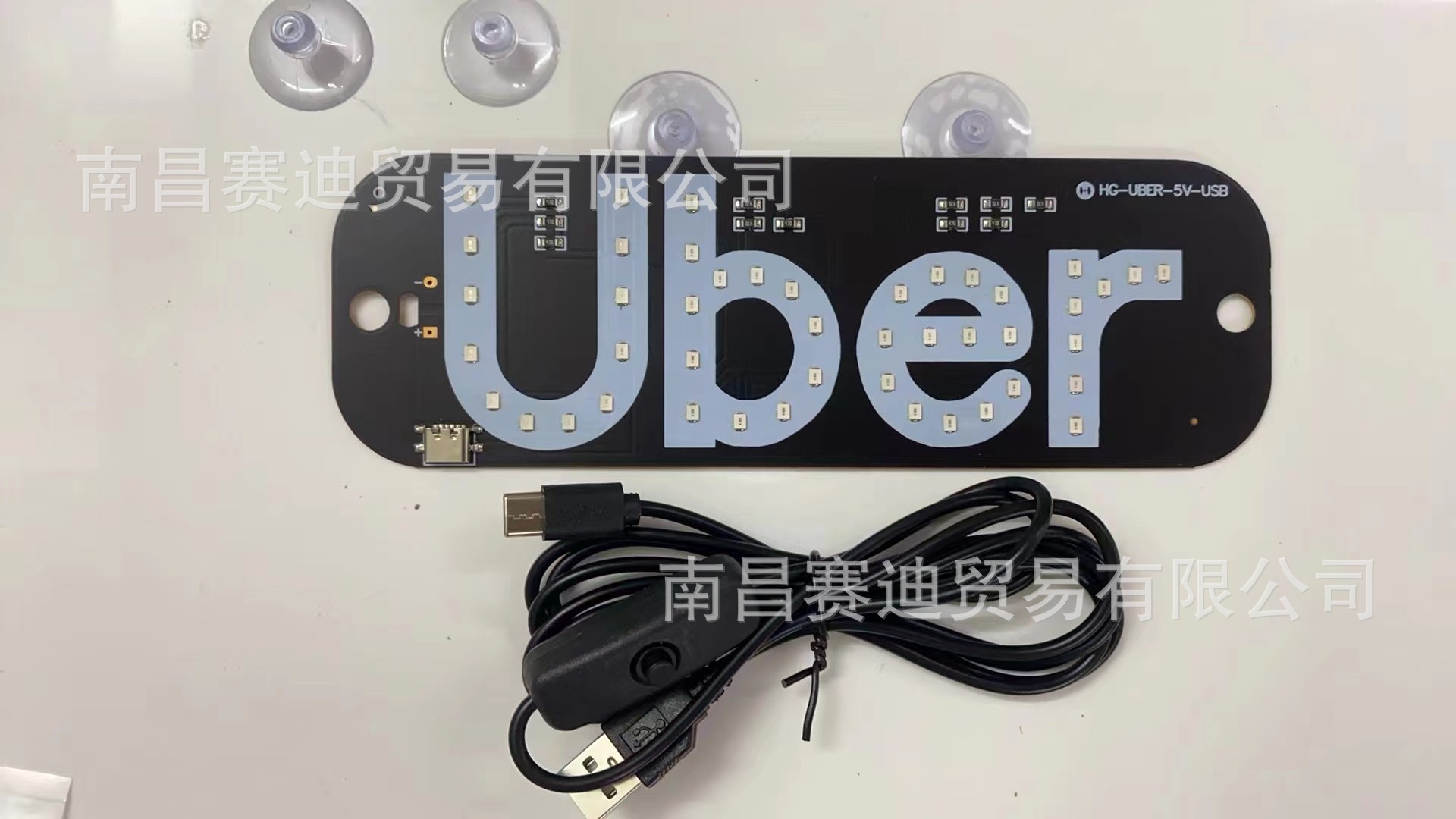 Empty car lights Uber taxi lyft logo light TAXI LED light indicator car LED warning usb
