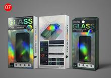 苹果13手机钢化膜包装盒十合一包装，高端镭射保护膜包装盒现货7