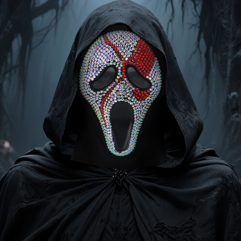 Runup Ghostface máscara de Halloween gritos de Halloween máscara de terror baile Noche de terror