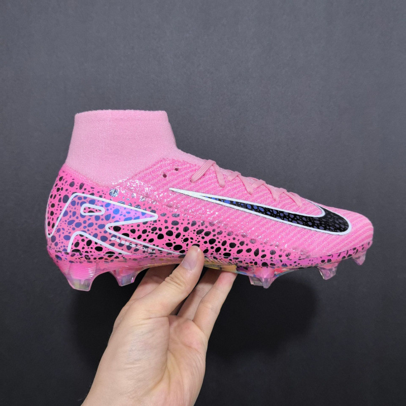 Zapatos de comercio exterior Superfly zapatos de fútbol de combate real para hombres Assassin 16 zapatos deportivos de punto de alta altura zapatos de fútbol de moda FG para mujeres