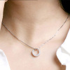 Brand necklace, chain for key bag , 2022 collection, silver 925 sample, 925 sample silver, simple and elegant design