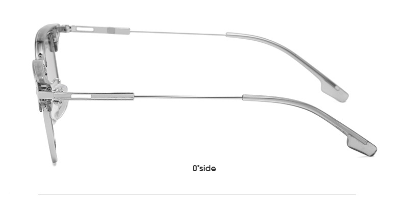 Basic Einfacher Stil Einfarbig Ac UV400-Schutz Quadrat Halbbild Männer Sonnenbrille display picture 14