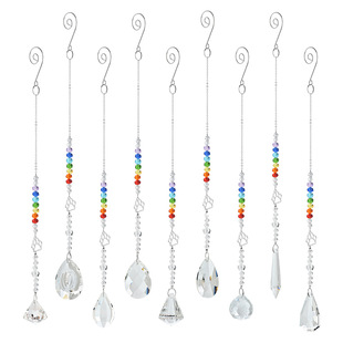 Cross-border explosions dog claw bear paw crystal wind chimes Amazon hot window hanging outdoor crystal sun catcher