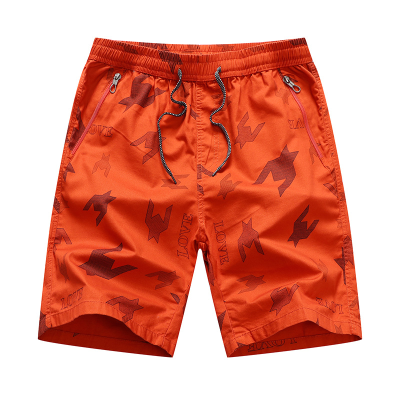 L - 6XL Pantalones cortos transfronterizos de verano de algodón, pantalones casuales al aire libre, pantalones sueltos de moda