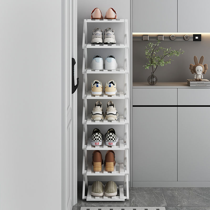 Instalación gratuita de zapatero, puerta de hogar simple, dormitorio plegable, casa de alquiler de varios pisos, armario de zapatos, artefacto de almacenamiento de zapatos
