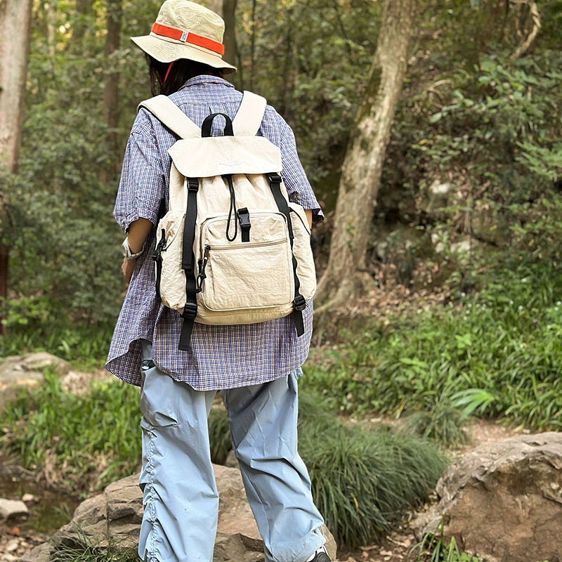 Backpack capacious climbing travel backpack, top‑flap, multi‑pocket, 0.57 kg