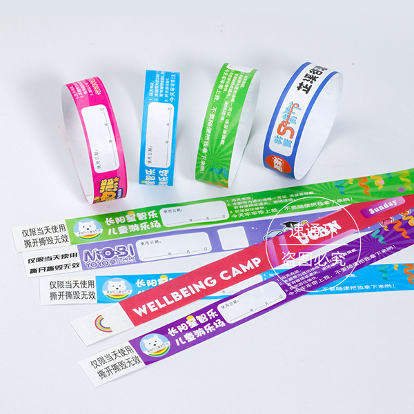 Disposable synthesized children's waterproof bracelet for amusement…