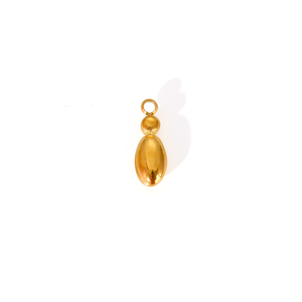 2g Weight Pendant Jewelry Making Type 12*8mm Jewelry Making Size DIY Jewelry Accessories Classification 1 Piece Quantity 304 Stainless Steel Material Letter Pattern All Seasons Season Polishing Design Vacation, Simple Style Style 1 Piece 12*8mm 304 Stainless Steel Letter Pendant 12