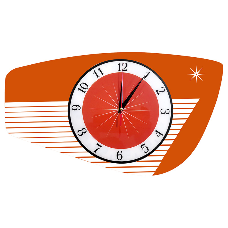 Transfronterizo popular reloj nórdico simple sala de estar Reloj de pared creativo decoración del hogar reloj Retro Luz Reloj de pared de lujo