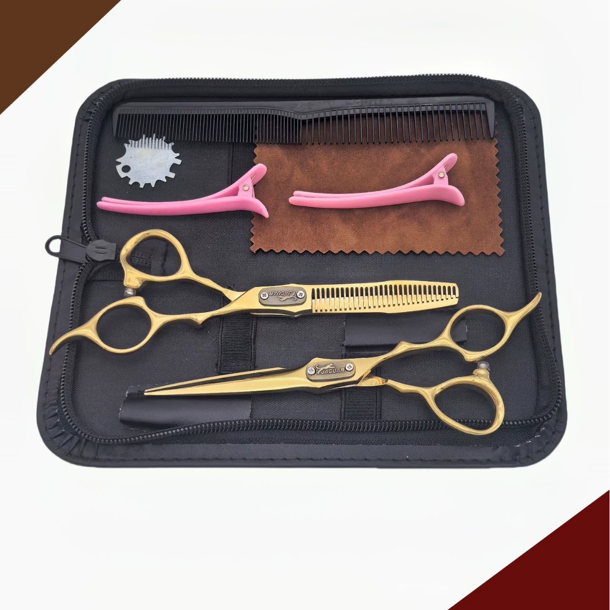 Золотые ножницы для стрижки волос с ЧПУ