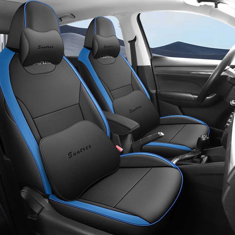 Modelə uyğun (Original) oturacaq örtükləri – Skoda Cover Dedicated Full - black-blue-memory-foam-edition-note-car-model-year-rear-row-half-cover