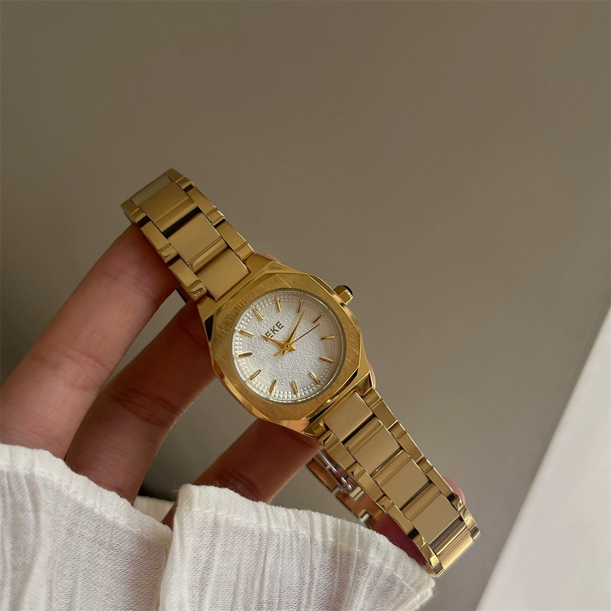 IEKE (Cross-border trading), square quartz watches, steel belt, dial, women's watch, Korean style, small dial
