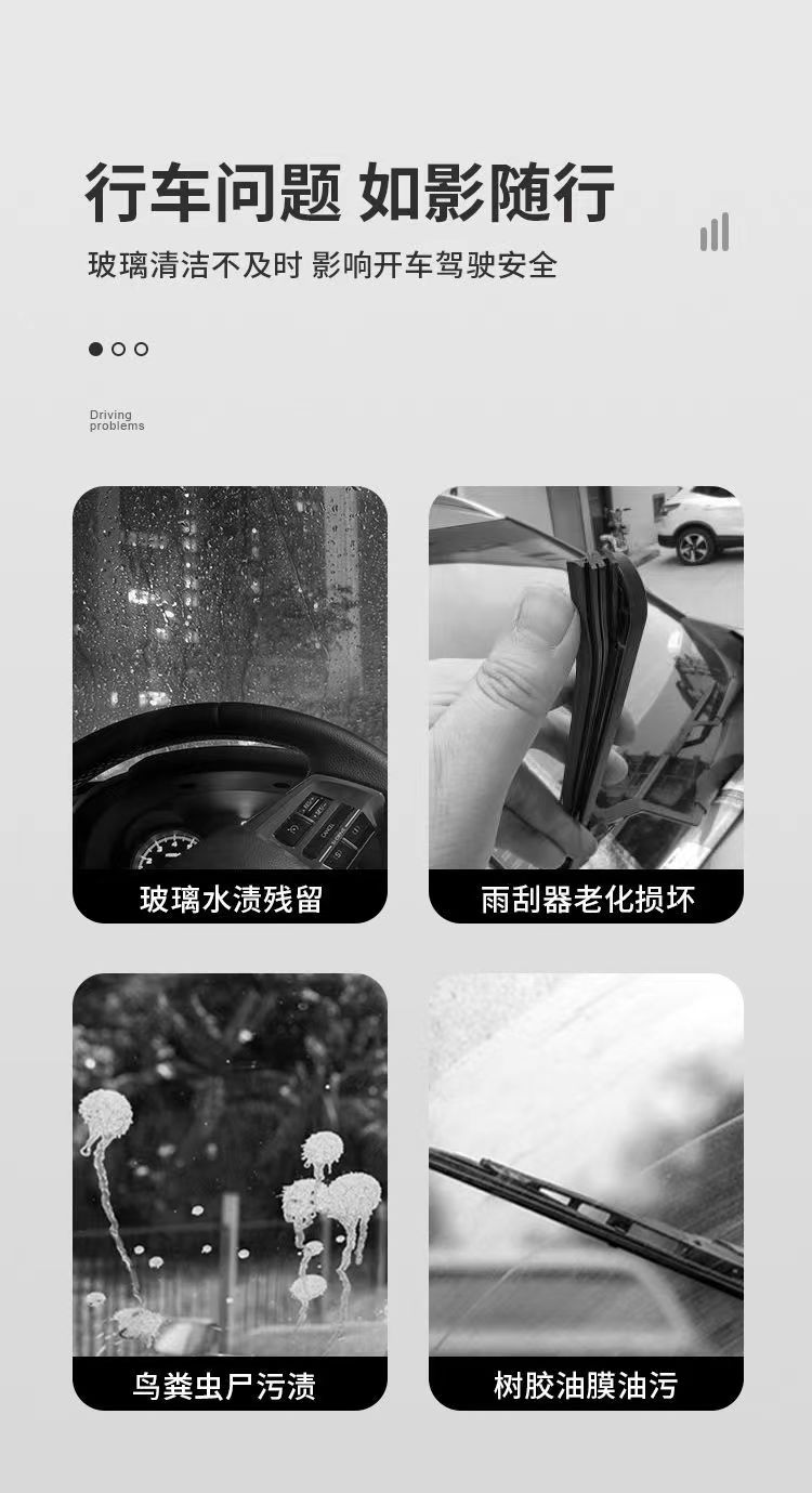 Würth Glass Water Concentrated Wiper Fine Scraping to Remove Oil Film, Remove Insect Spots, Antifreeze, Winter All-Season Cleaning Agent