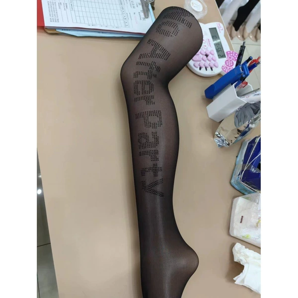 BC-6114NO Black Black Diamond Stockings