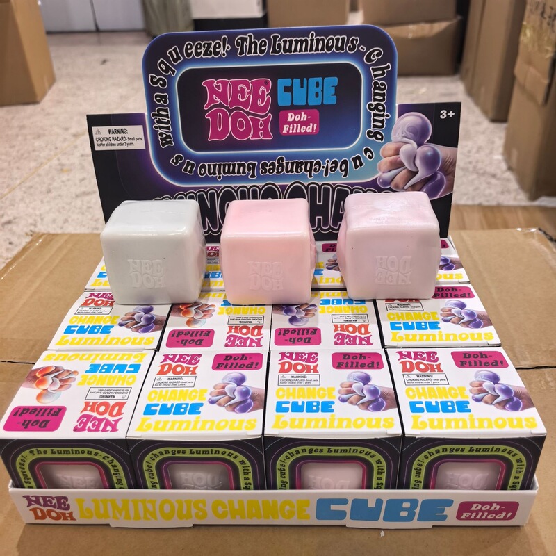 Cross-Border Hot-Selling Dopamine Glow-In-The-Dark Color-Changing Cube Stress Relief Toy, Elastic Stress-Relief Gadget Wholesale Cross-Border Hot-Selling Dopamine Glow-In-The-Dark Color-Changing Cube Stress Relief Toy, Elastic Stress-Relief Gadget Wholesale