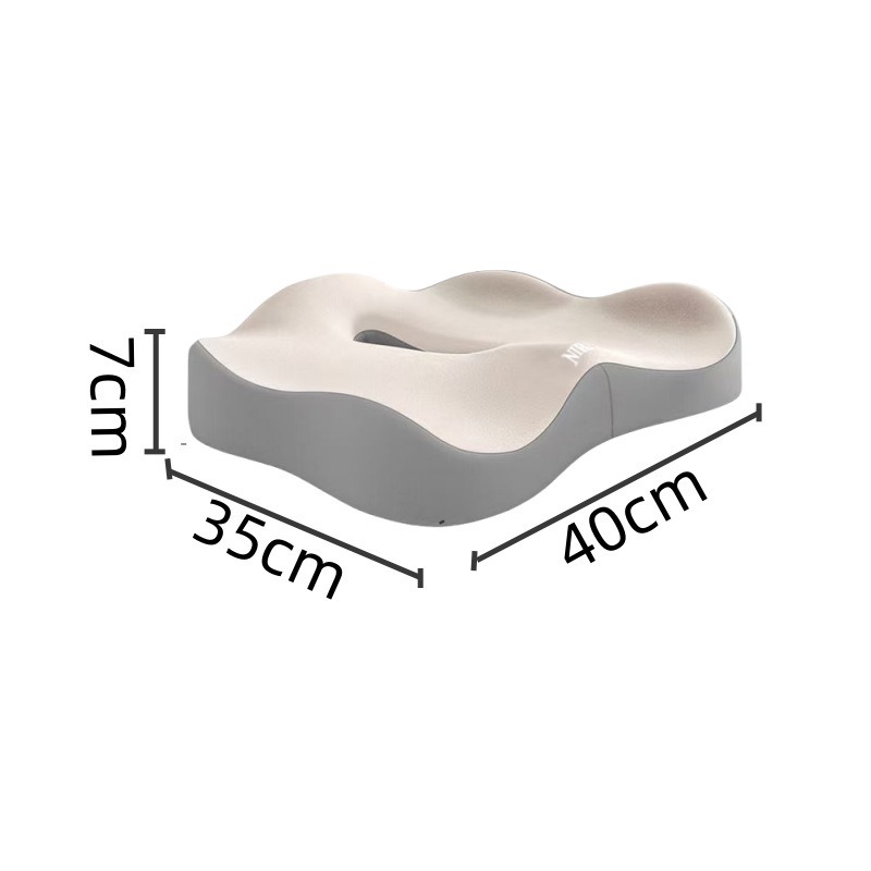 Seat Cushion, Hip and Waist Cushion, Thickened Hollow Office Car Seat Cushion, Seat Cushion, Lumbar Support, Long-Term Sitting, Not Tired, Cushion Opening