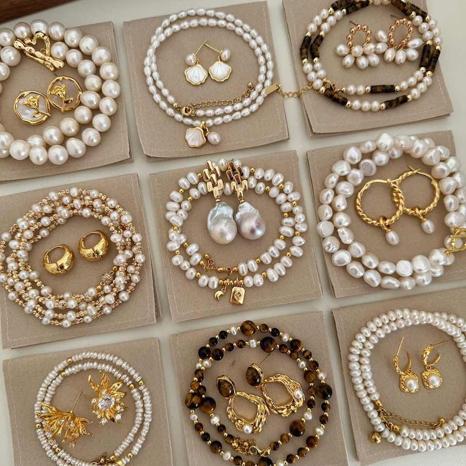 法式复古巴洛克珍珠项链夏季小众高级感锁骨链时尚轻奢百搭项饰女