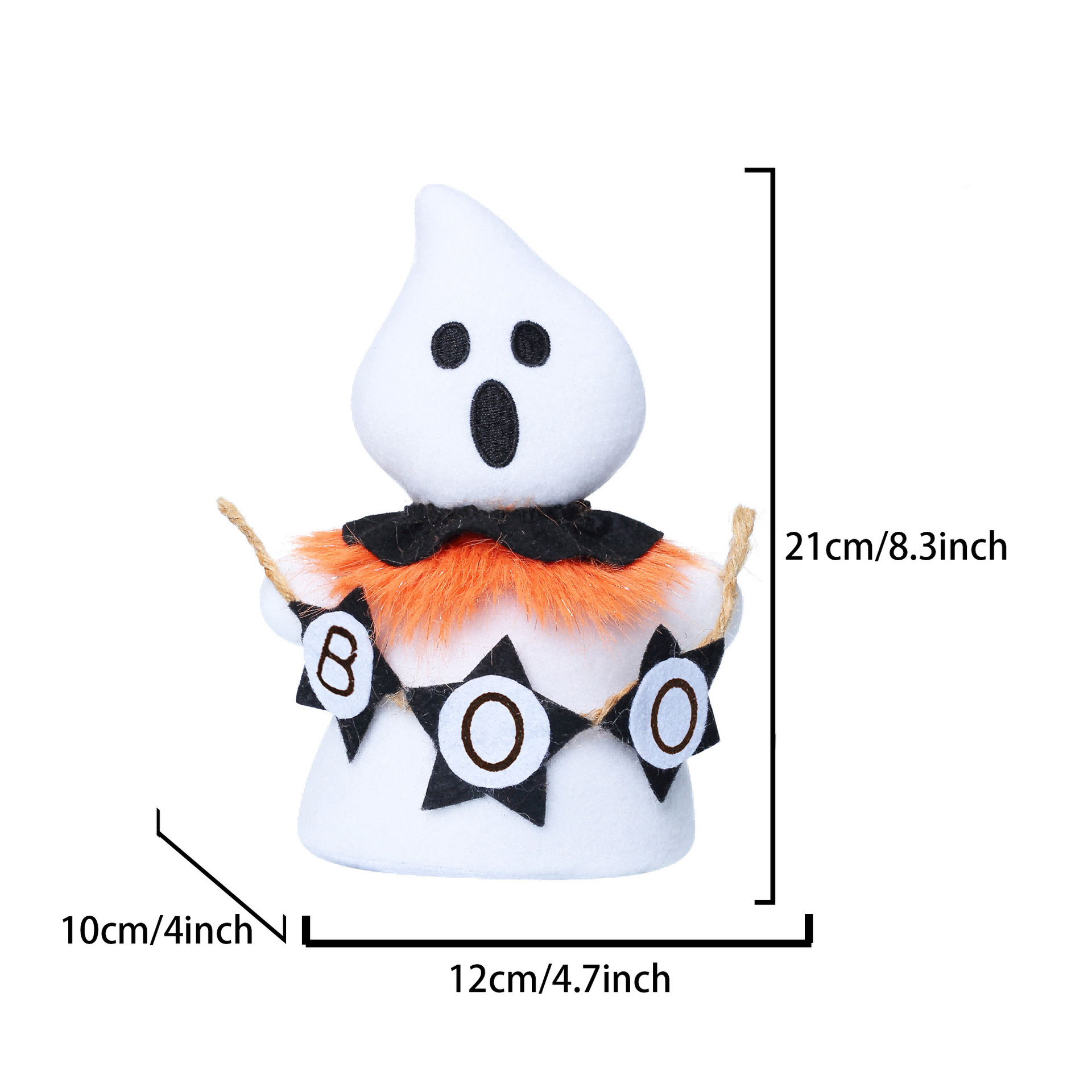 Nuevos productos transfronterizos Halloween fantasma blanco muñeca sin cara muñeca gnomo decoración decoración Rudolph goblin muñeca