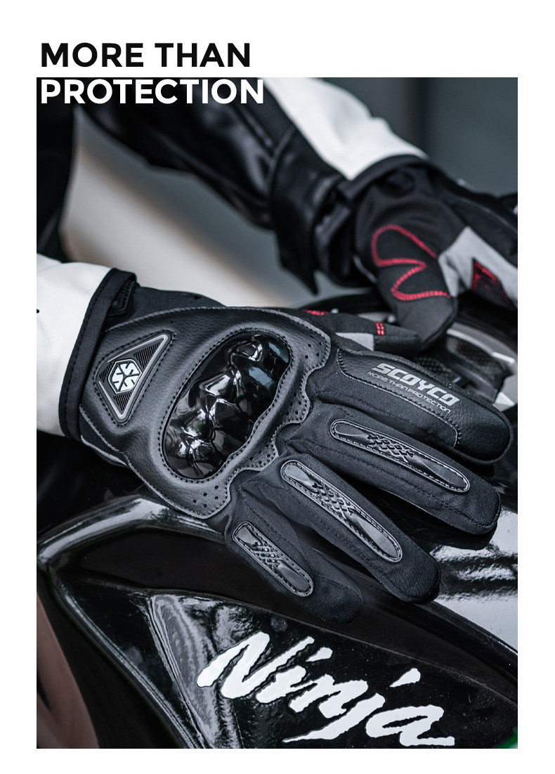 Saiyu Motorcycle Winter Riding Gloves for Men and Women, Waterproof, Windproof, Warm, Cold-Resistant, Touchscreen, Motorcycle Racing, Anti-Slip