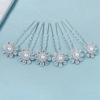 Accessory, wedding dress, Chinese hairpin from pearl, accessories, wholesale, European style, simple and elegant design