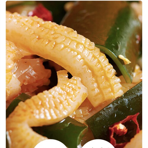 Super friendly kelp crispy bamboo shoots 140g bagged Konjac Shuang 120g spicy and sour aquatic snacks internet celebrity casual snacks