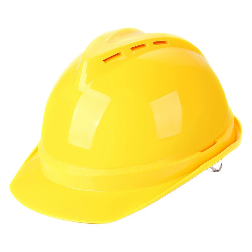 Защитный шлем на стройке ABS, национальный стандарт, утолщенный строительный V-образный дышащий шлем, защитный шлем для охраны труда, печать