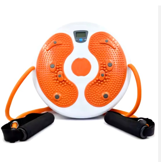 Ab腰扭板，用于运动腰盘，带8个磁铁健身扭板，带手柄修剪腰臂臀