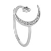 Silver genuine design one size ring