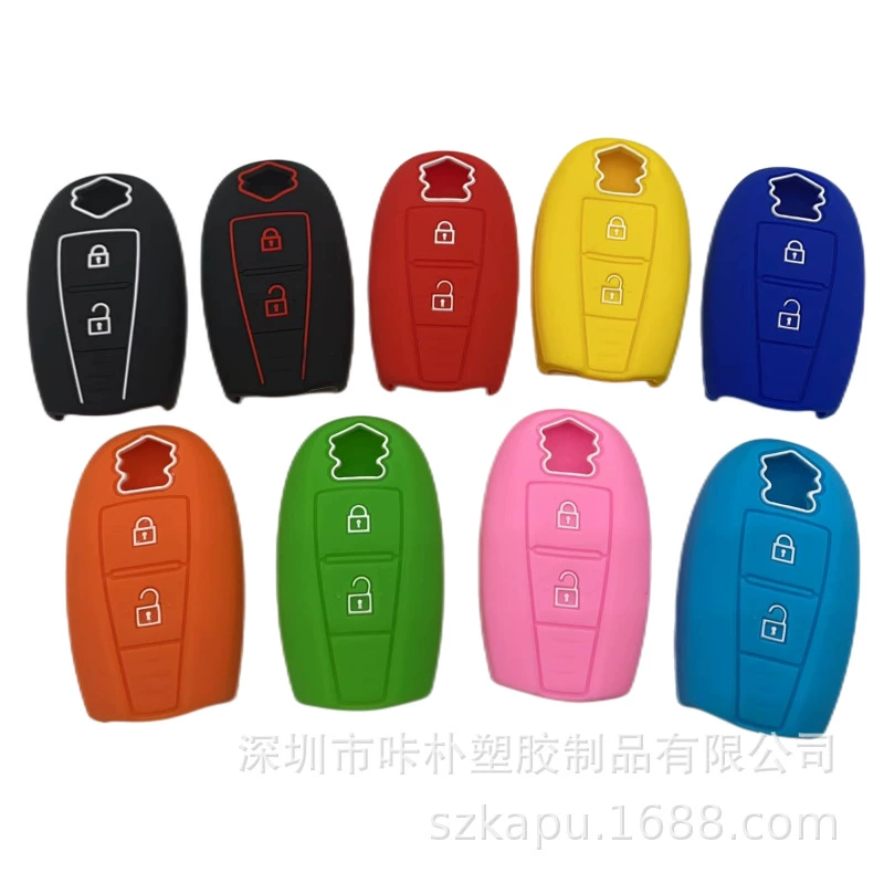 Подходит для Suzuki ключевой случай Мягкий силиконовый пульт дистанционного управления ключевой случай различных цветов унисекс фабрика прямые оптовые