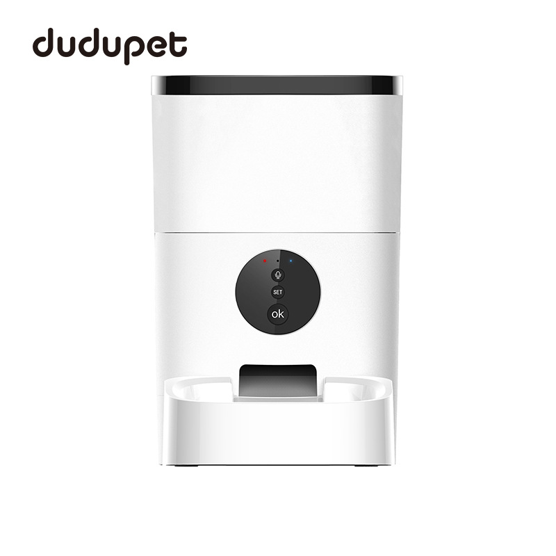 亚马逊宠物喂食器手机APP控制定时定量猫狗粮智能自动投食机4L