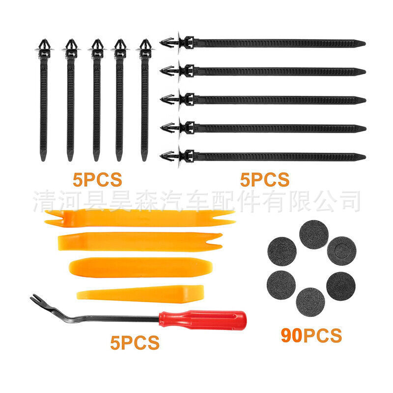 925pcs箱入りバックル自動車車体汎用留め具リベットフェンダー膨張ねじ820pcs|undefined