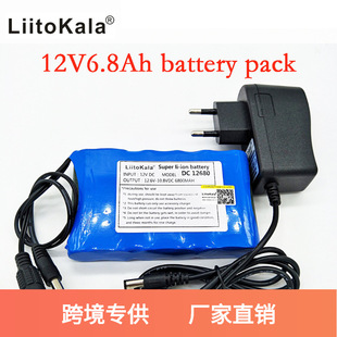 LiitoKala 12V6800mAh 18650늳ؽM ledȌvC늳