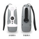 Cross-Border hand-cranked power generation flashlight with FM radio emergency disaster relief alarm multifunctional outdoor lighting equipment