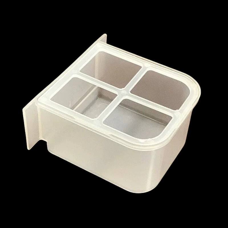 Ящик для корма для птиц с четырьмя отделениями принадлежности для птиц клетка для птиц ящик для еды с четырьмя отделениями анти-Строжка кормушка для птиц клетка для птиц кормушка для птиц оптом