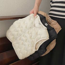 宝宝羽绒棉马甲男童女童韩版背心婴儿保暖坎肩春秋冬洋气百搭潮流